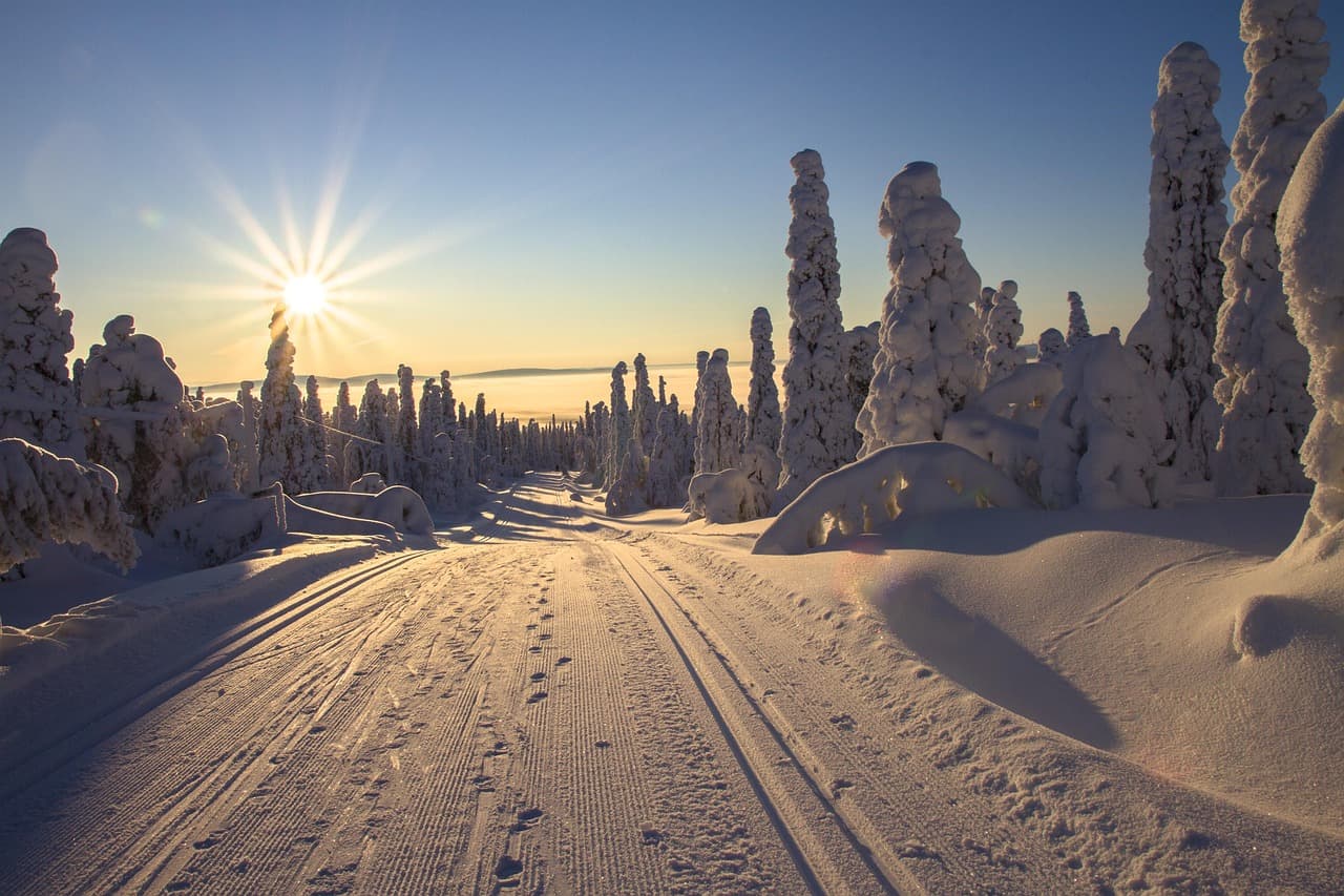 Phong cảnh mùa đông Lapland, Phần Lan